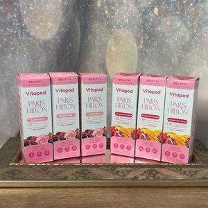 Vitapod Paris Hilton Pomegranate Paradise and Radiant Rose 6 Total Boxes